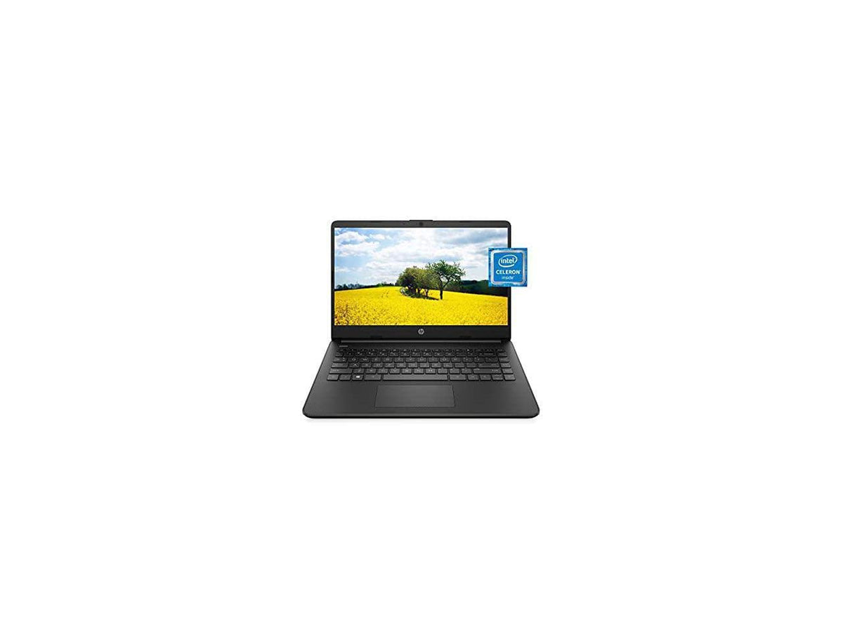 14-inch Laptop, Intel Celeron N4020, 4 GB RAM, 64 GB Storage, Windows 11 Home, Jet Black T825827
