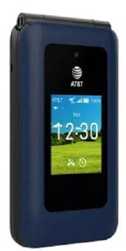 Prepaid 4G LTE Flip Phone, 2MP Camera, Android, Classic Navy J7897
