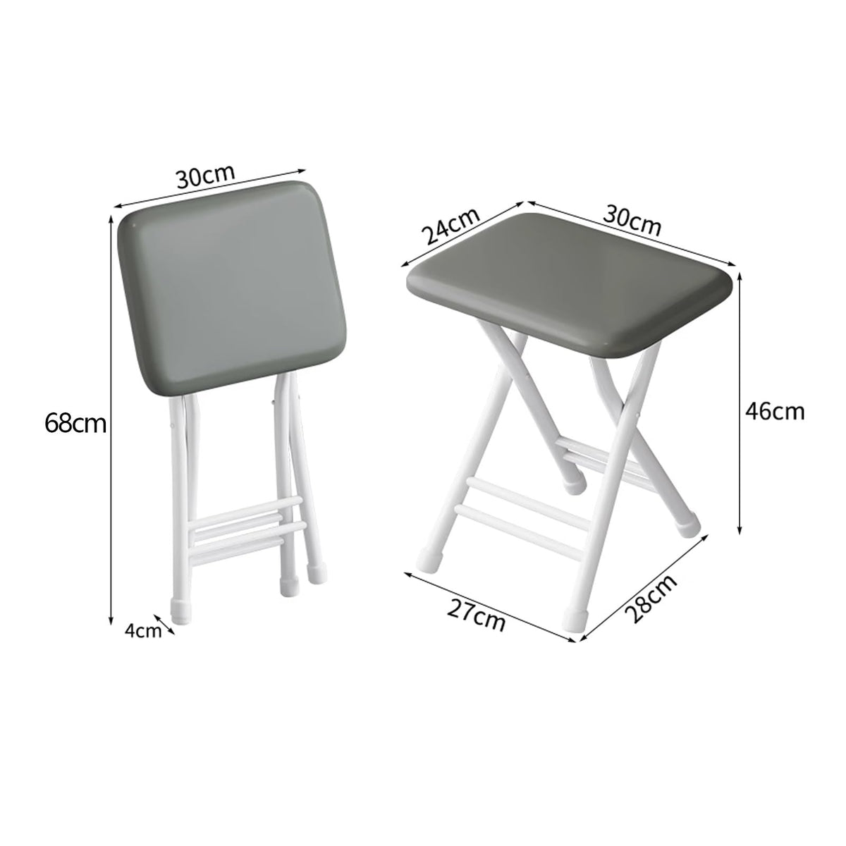 2 Pack Portable Padded Folding Chairs X369
