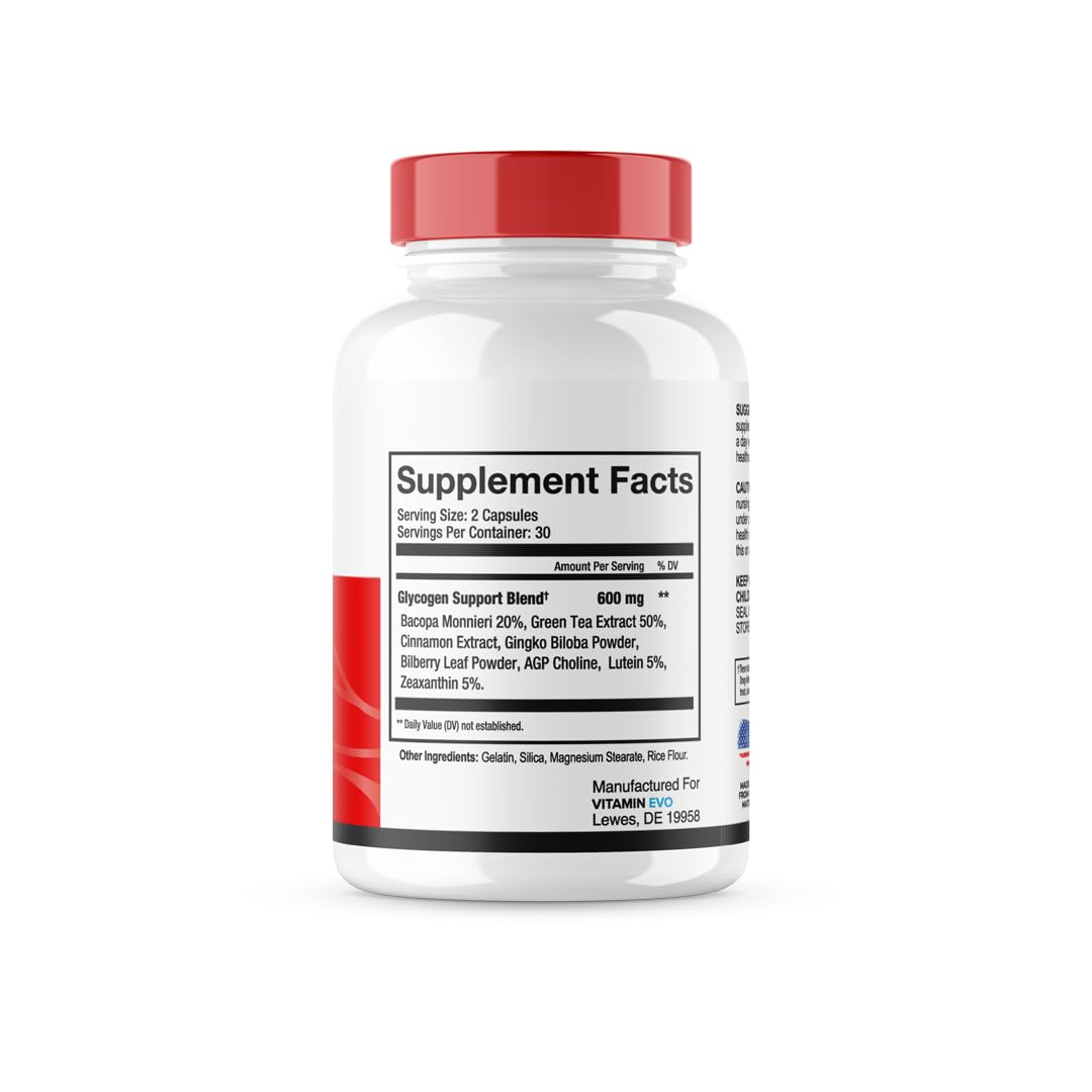 60 Capsules Glycogen Support Z9026