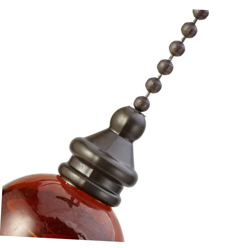 Glass Ball Chain Pendant Ornament 2 Pcs R4383