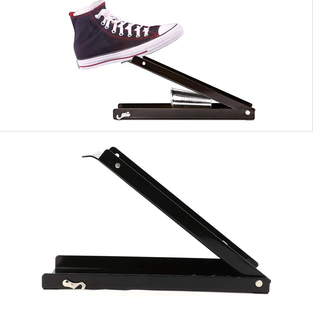 Black 16 oz Pedal Can Crusher Q702