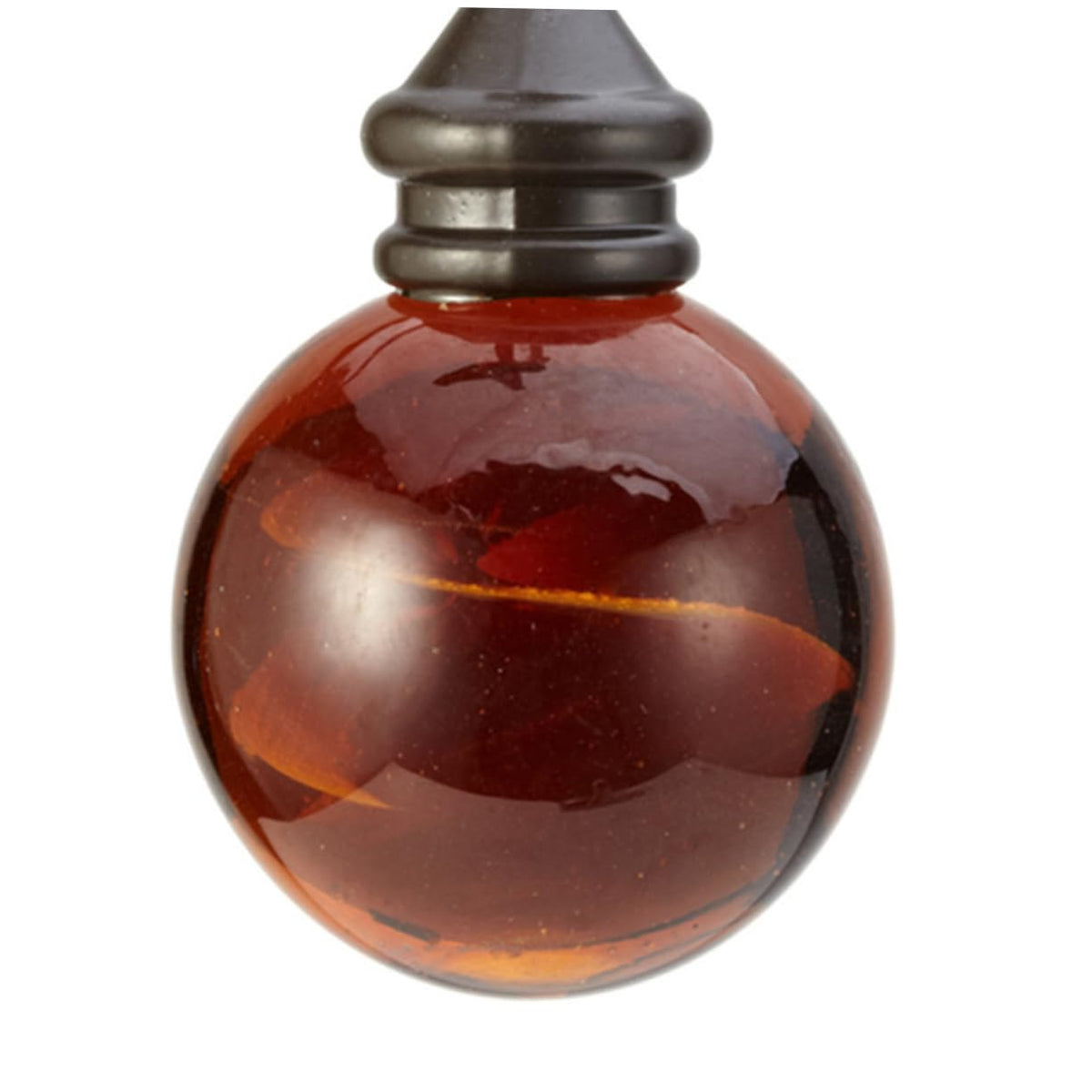 Glass Ball Chain Pendant Ornament 2 Pcs R4383