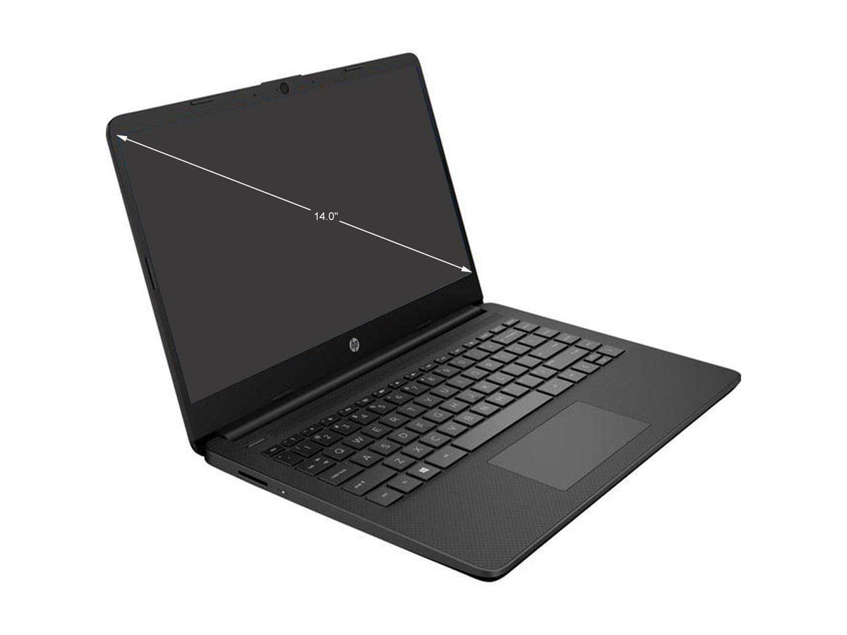 14-inch Laptop, Intel Celeron N4020, 4 GB RAM, 64 GB Storage, Windows 11 Home, Jet Black T825827