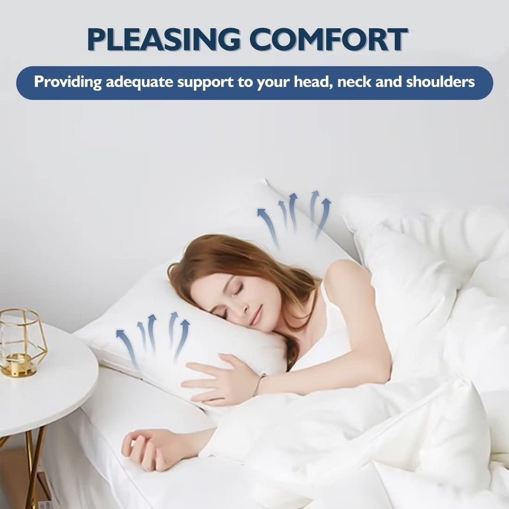 King Size Set of 2 Down Alternative Bed Pillows N496478