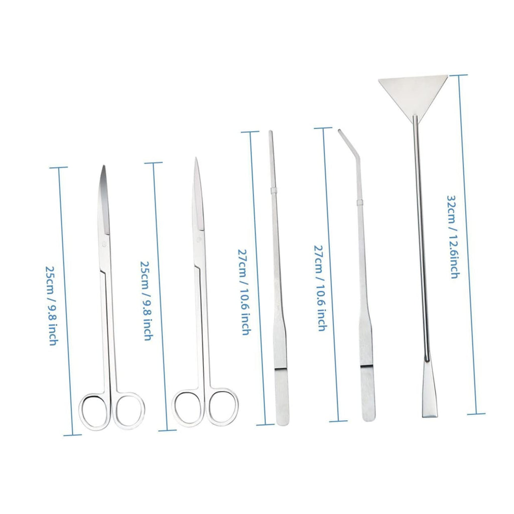 5 in 1 Stainless Steel Aquarium Aquascaping Kit E163