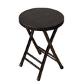 18 Inch Black Folding Stool 330 Lbs Capacity S78890