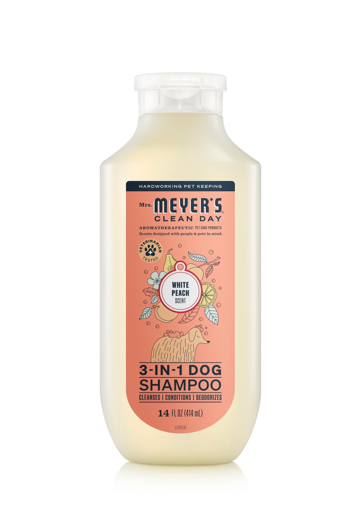 Dog Shampoo White Peach Scent 14oz C94788