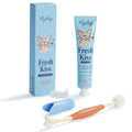 Dog Tooth Brushing Kit with 360° Toothbrush & Silicone Finger Brush T24438