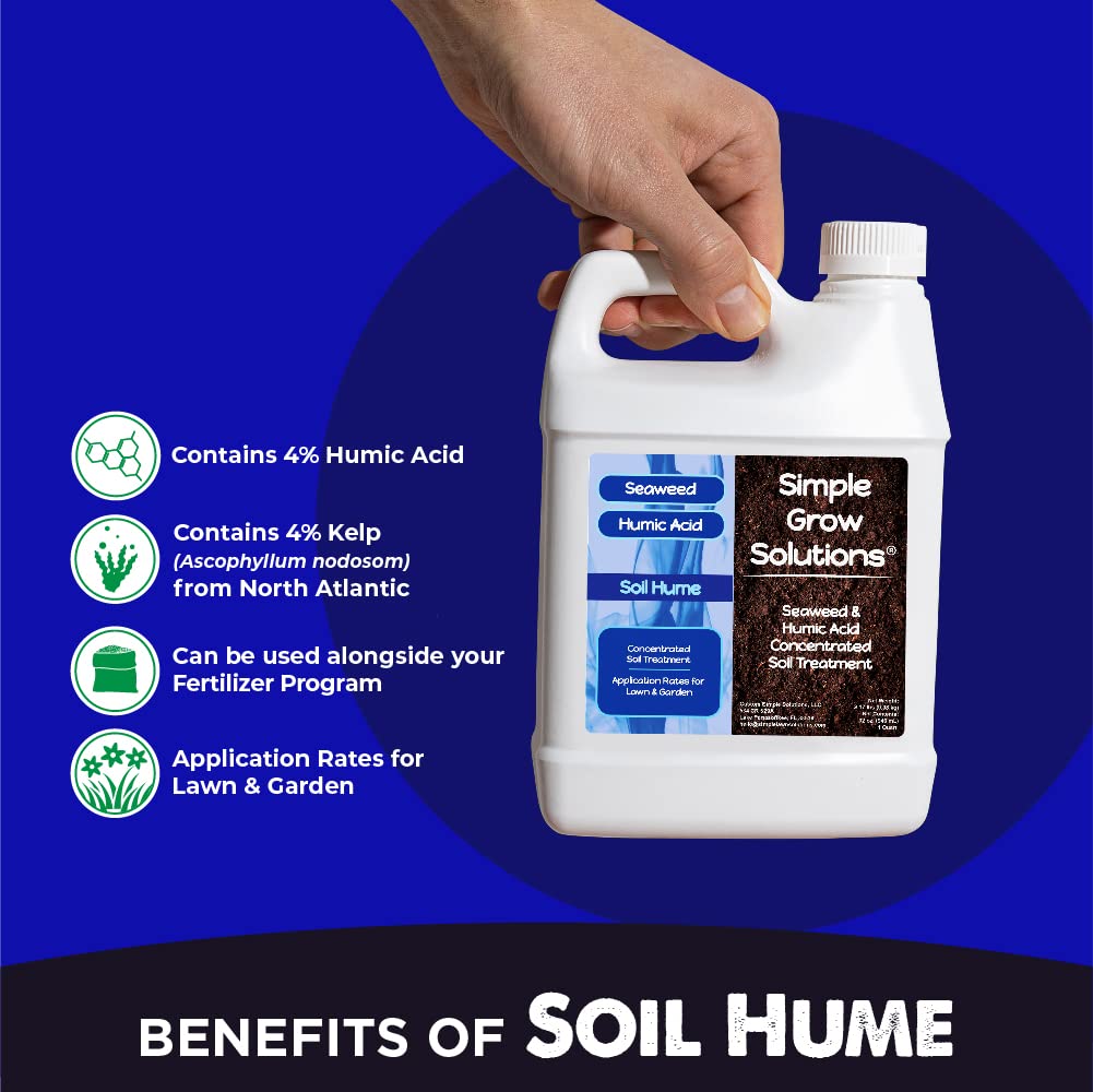 Organic Liquid Sea Kelp and Humic Acid Soil Concentrate 32 Ounce F812