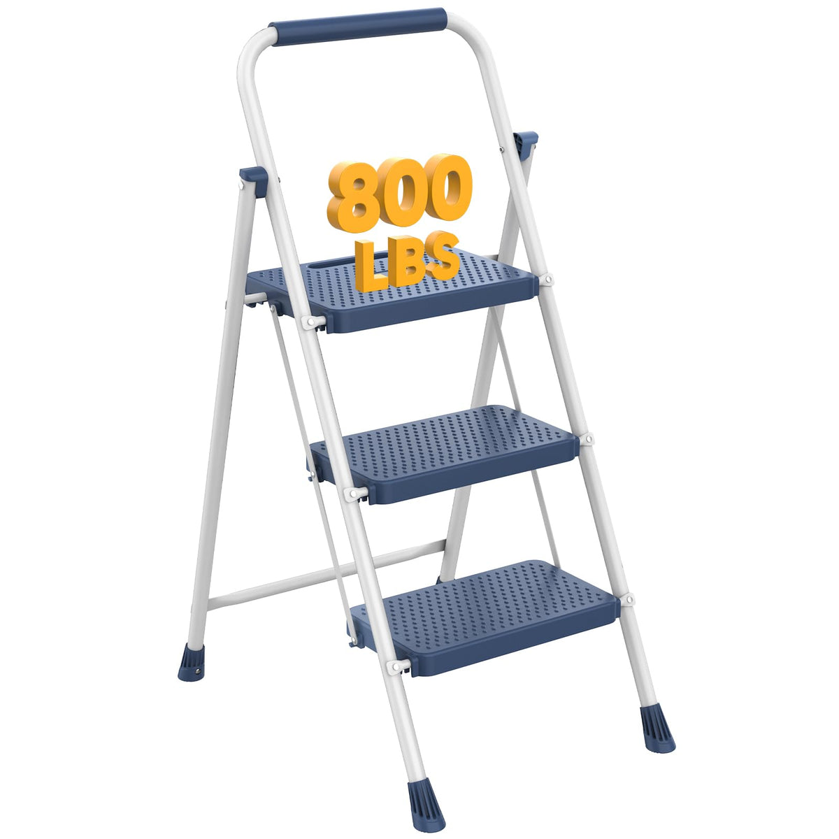 3 Step Folding Step Stool with Safety Lock L828