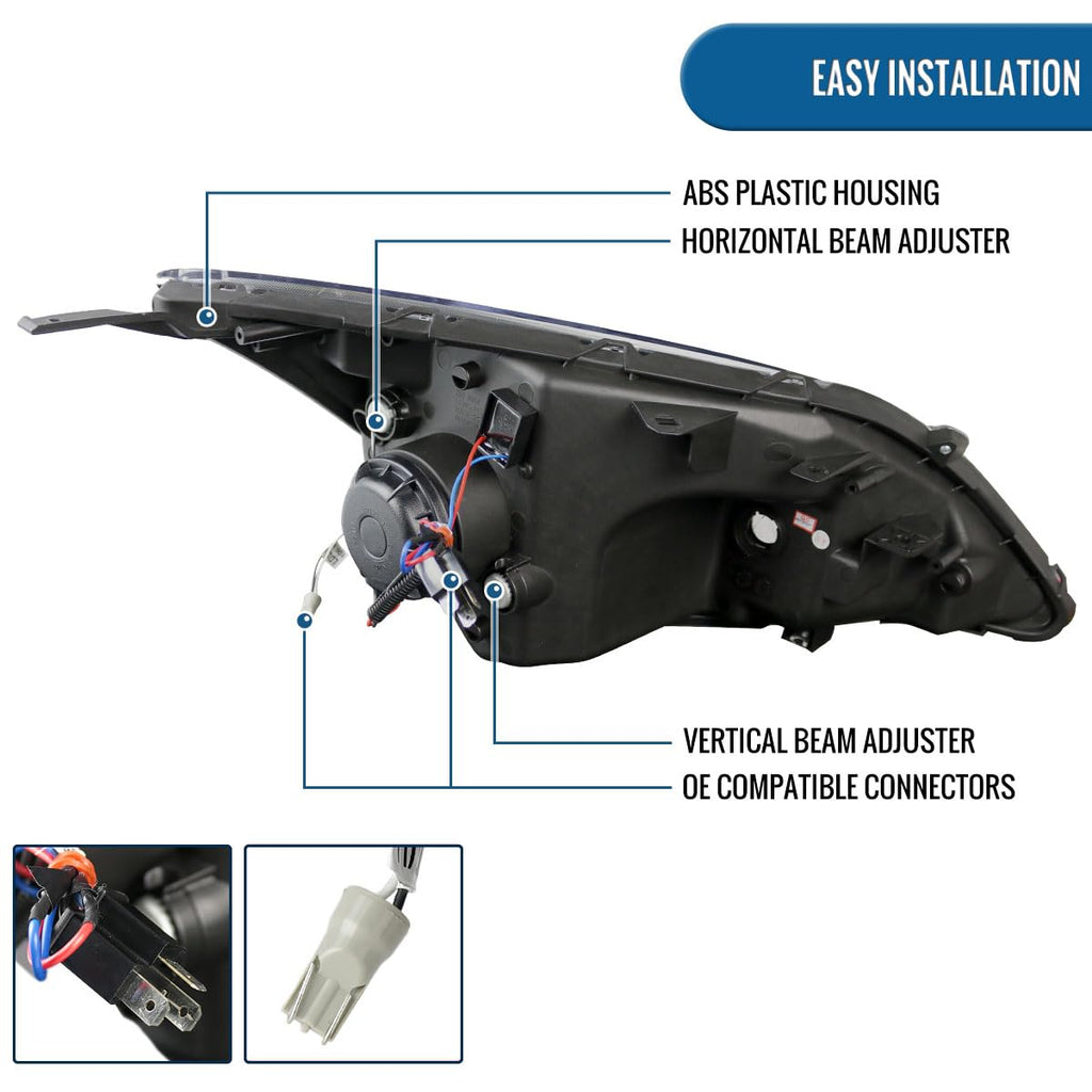 LED Tube Projector Headlights T88796