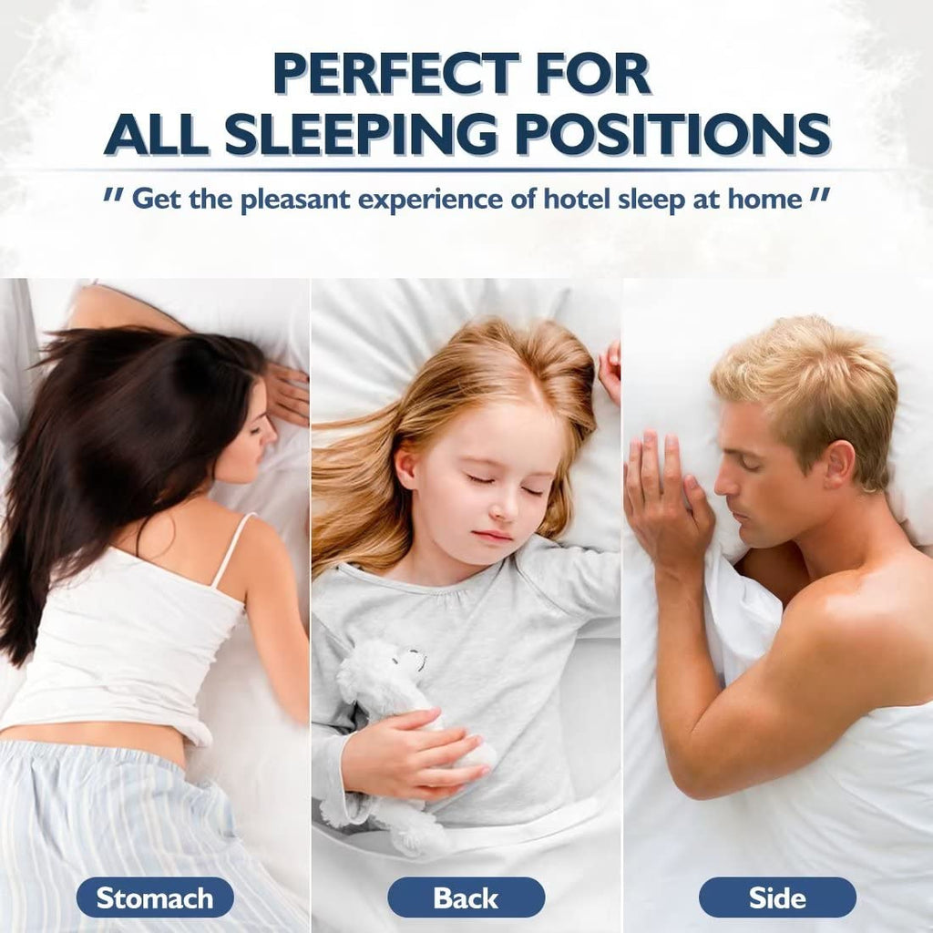 King Size Set of 2 Down Alternative Bed Pillows N496478