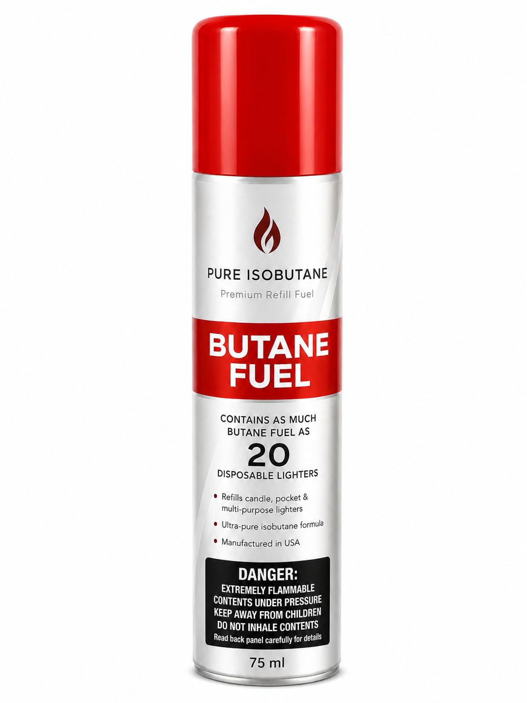 Butane Fuel Refill Canister 75ml Isobutane L3678