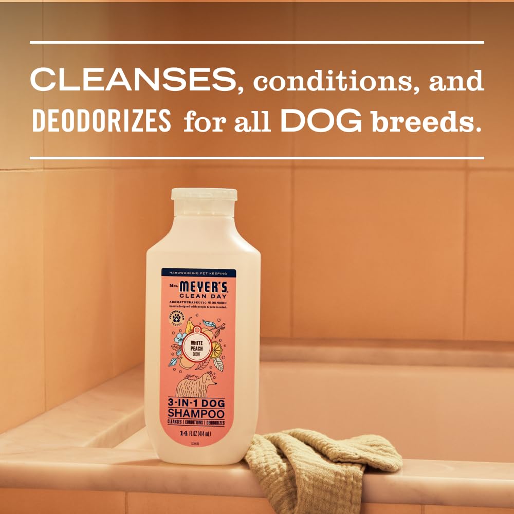 Dog Shampoo White Peach Scent 14oz C94788