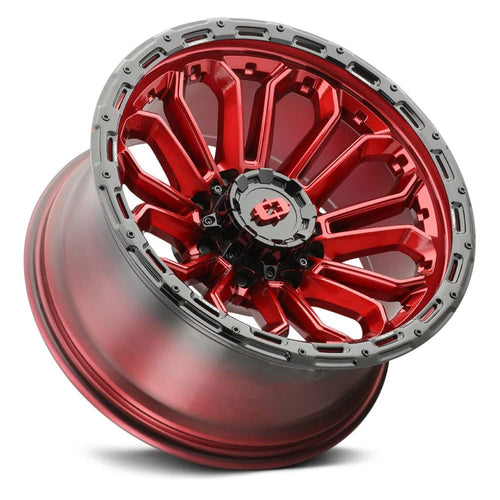 20x9 6x5.5" +12mm Red Wheel Rim T302820