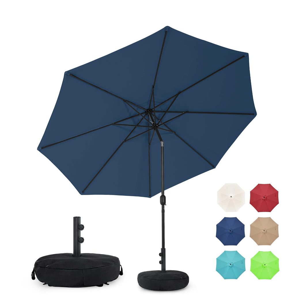 9 FT Patio Umbrella with Base M32111