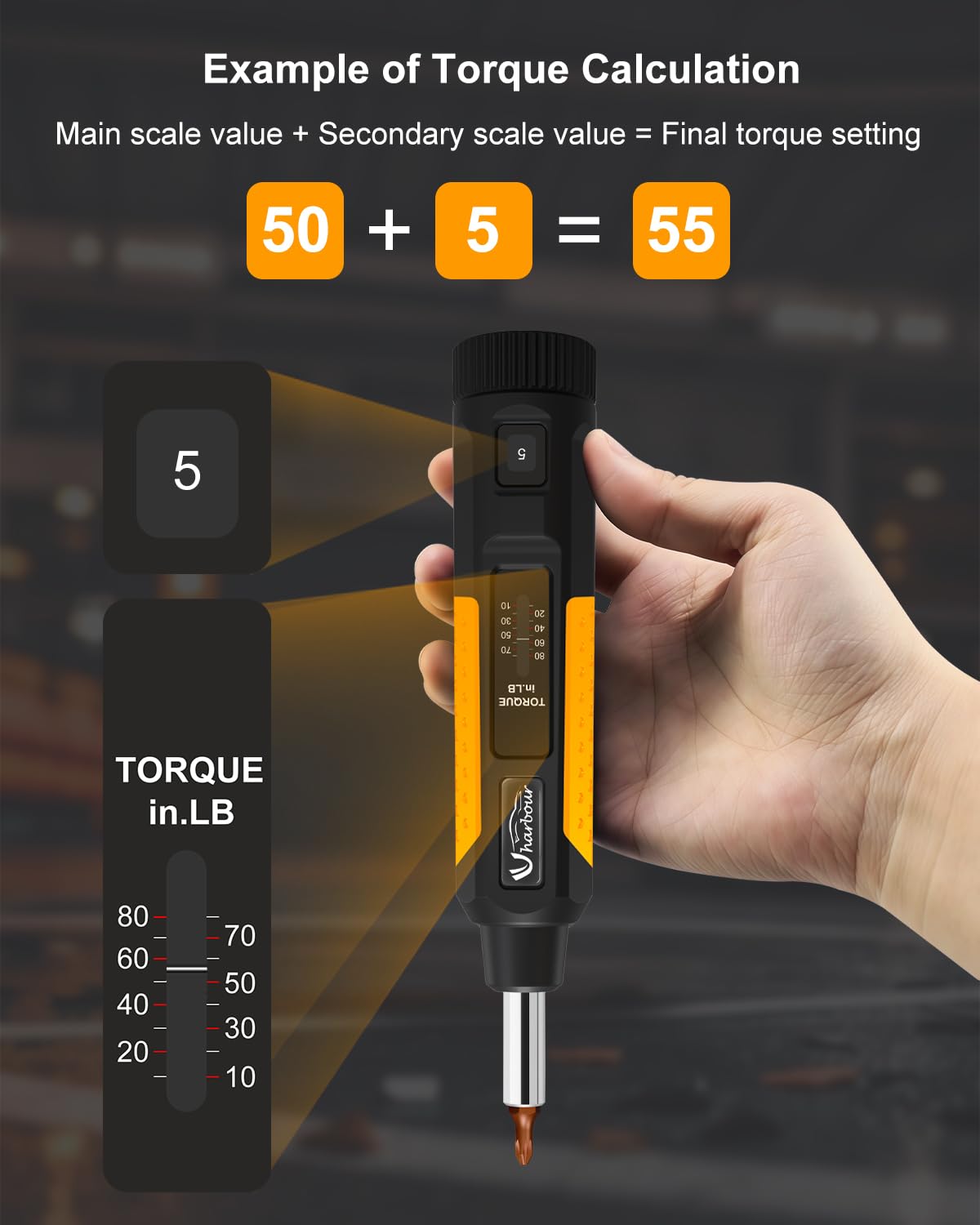 10-80 in.lb Torque Screwdriver Set J836978