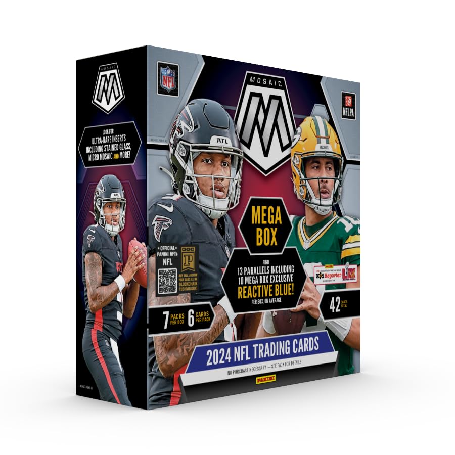 NFL Mosaic Football Trading Cards Mega Box H435923