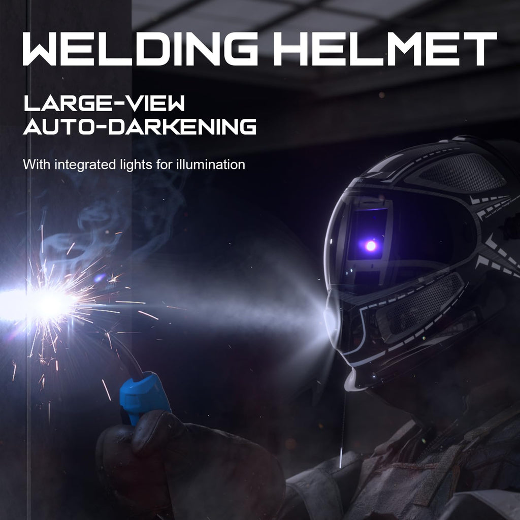 Welding Helmet with Respirator Auto Darkening K1867