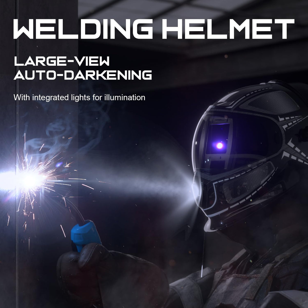 Welding Helmet with Respirator Auto Darkening K1867