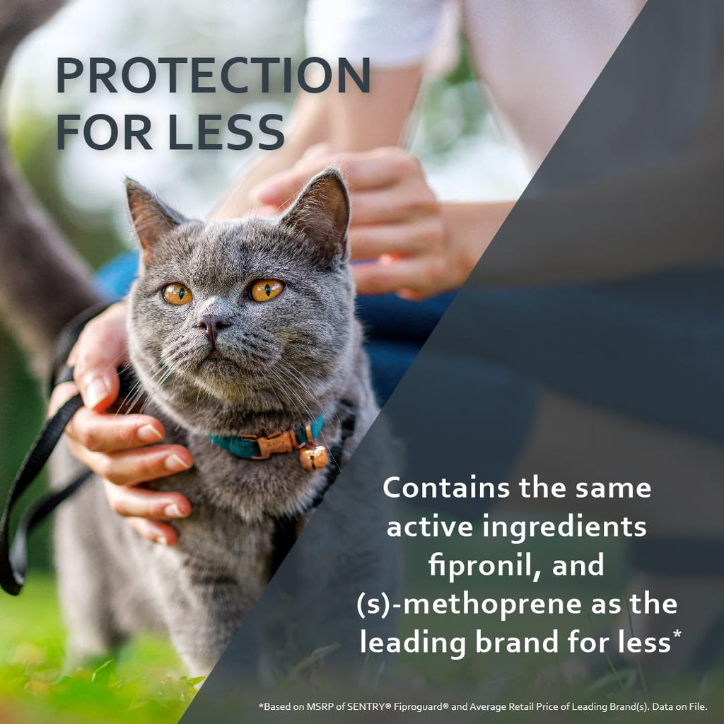 Flea & Tick Cats 1.5 lbs+ Fipronil 6-Month Z6105
