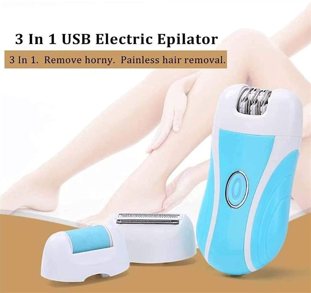 3 in 1 Cordless Electric Hair Removal Epilator F2927