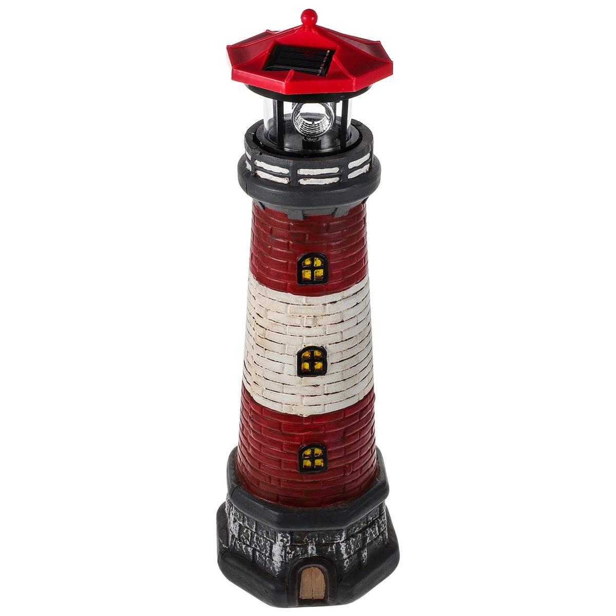 Solar Lighthouse Statue 14.76 Inch O9632