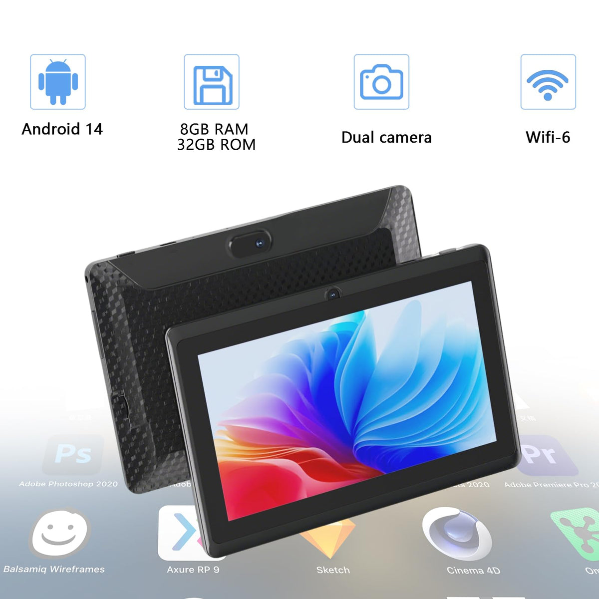 7 inch Android Tablet with Case D263