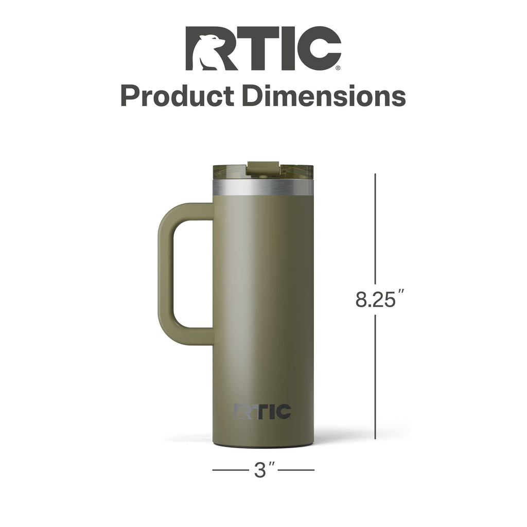 20oz Ceramic Lined Travel Mug with Lid and Handle K61011