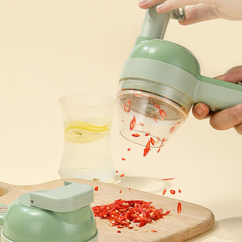 4 in 1 Handheld Electric Vegetable Cutter Set X202