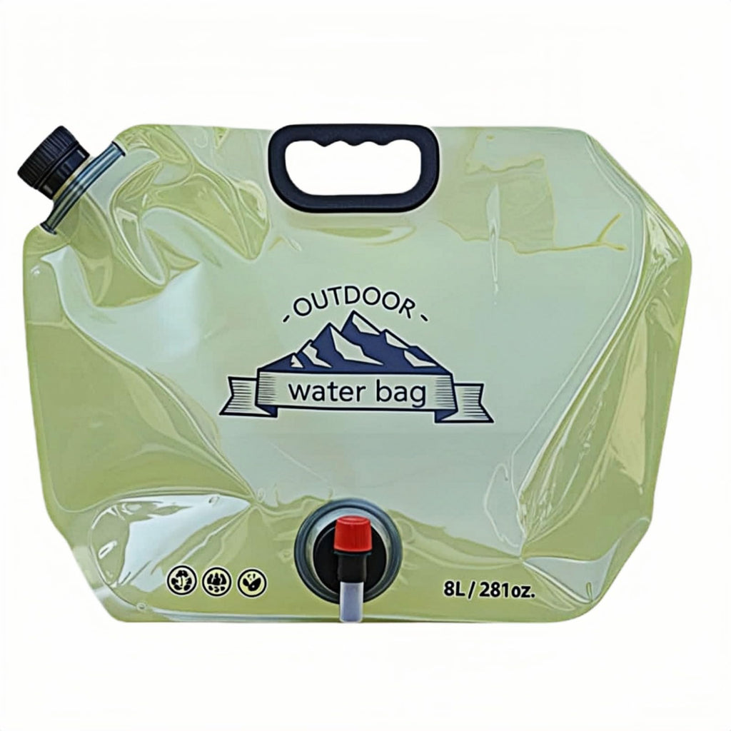 8L Collapsible BPA-Free Water Jug with Adjustable Faucet H10058