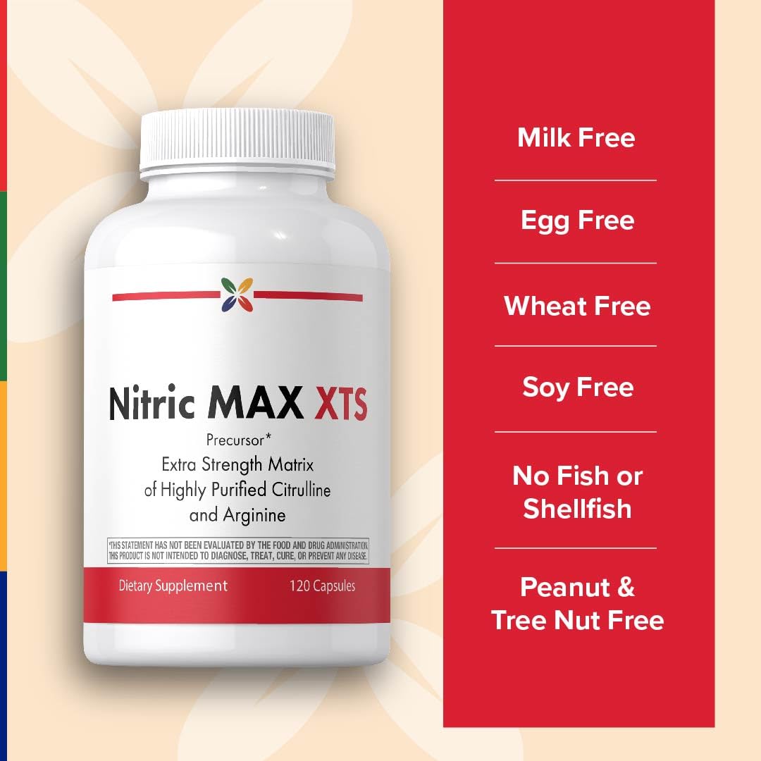Nitric Oxide Supplement 120 Capsules with L-Citrulline and L-Arginine L630