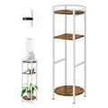 3 Tier Freestanding Water Dispenser Stand with Ceramic Crocks, White Z736