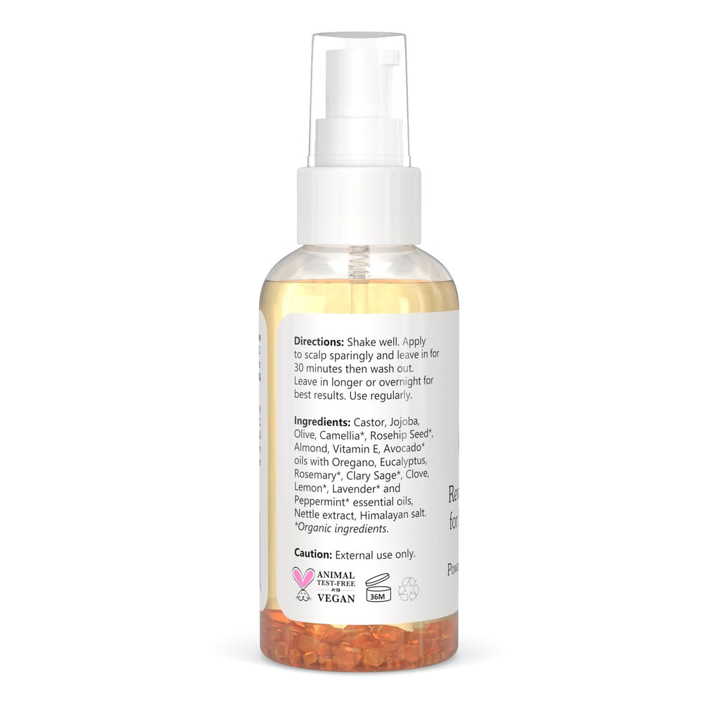 Rosemary Peppermint Castor Oil Hair and Scalp Serum 4 Fl Oz R8794