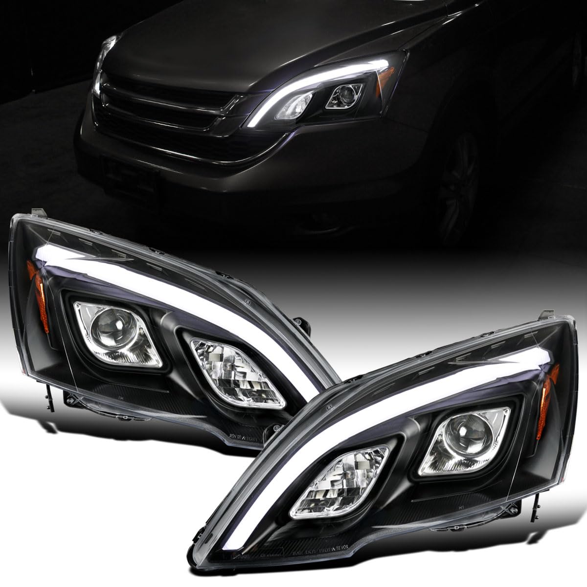 LED Tube Projector Headlights T88796