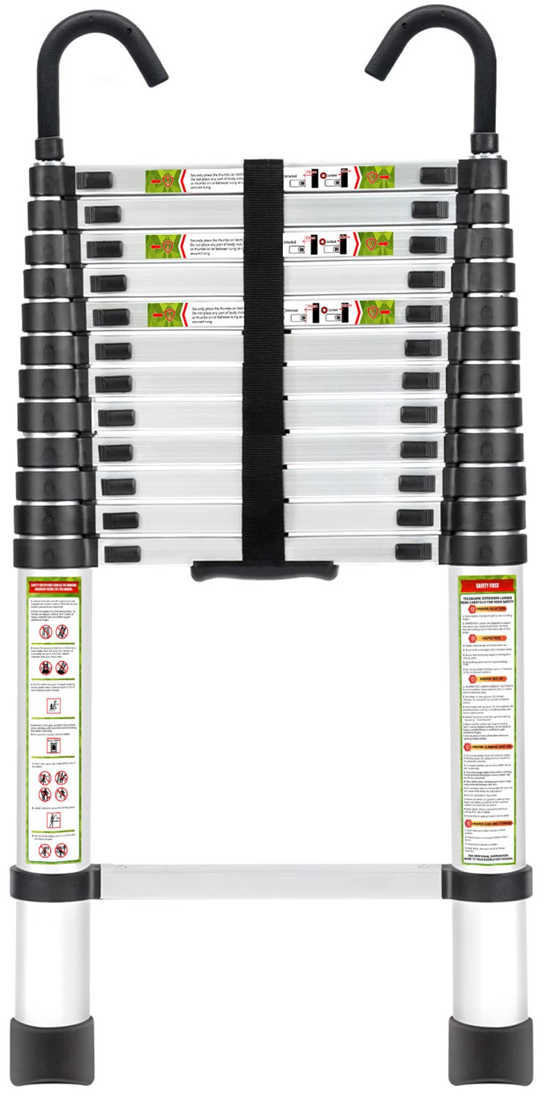 12.5 FT Aluminum Telescoping Ladder N6826