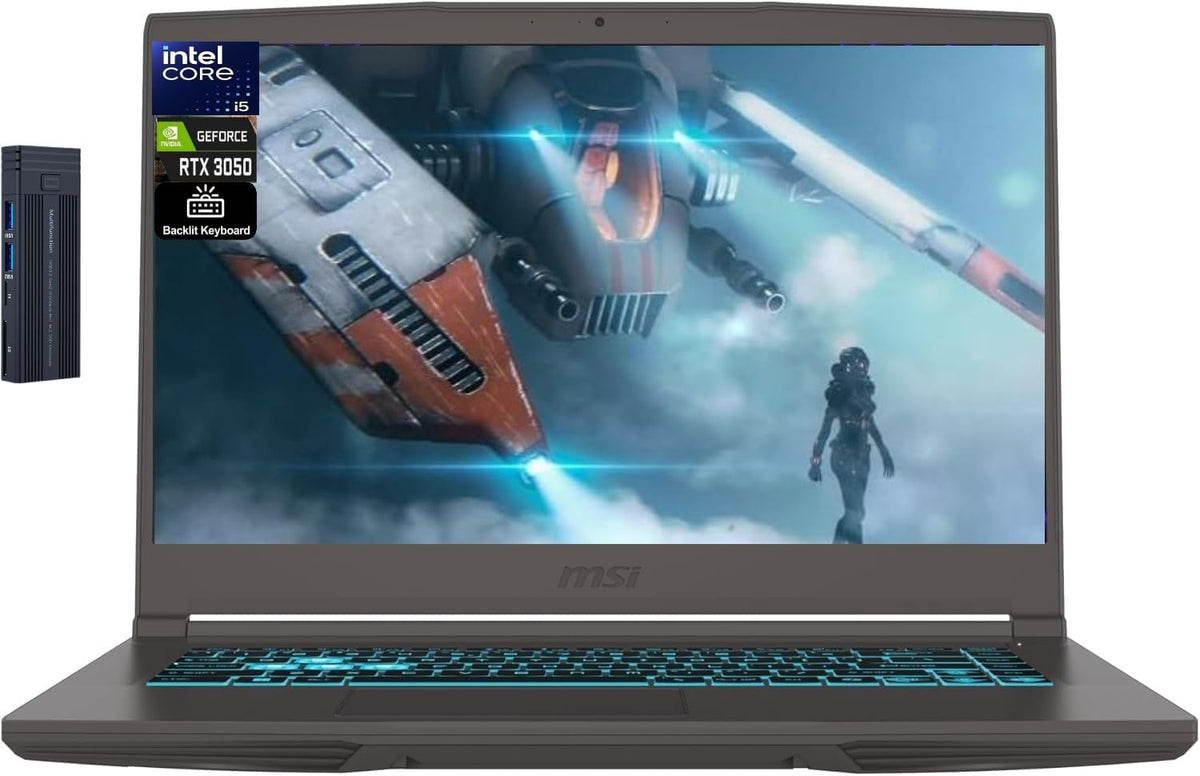 15.6" FHD Intel Core i5 Gaming Laptop RTX 3050 16GB RAM 1TB SSD Gray C37941