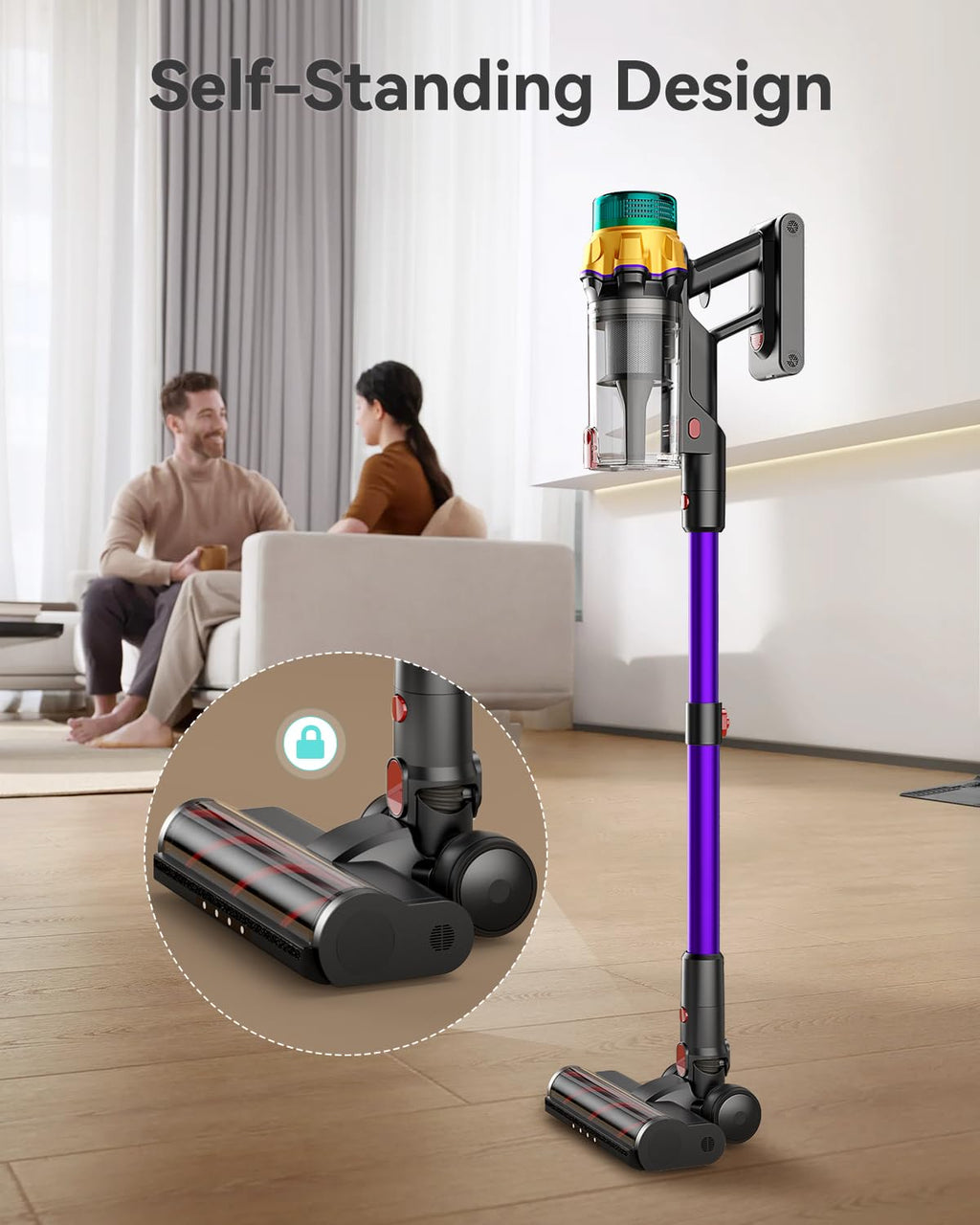 Cordless Stick Vacuum Cleaner 650W 60KPA C827422