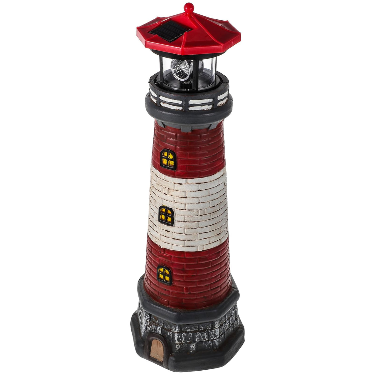 Solar Lighthouse Statue 14.76 Inch O9632
