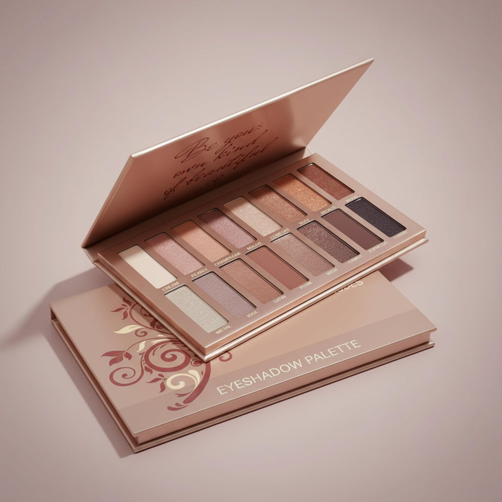 16 Soft Nude Shimmer & Matte Eyeshadow Palette M7779