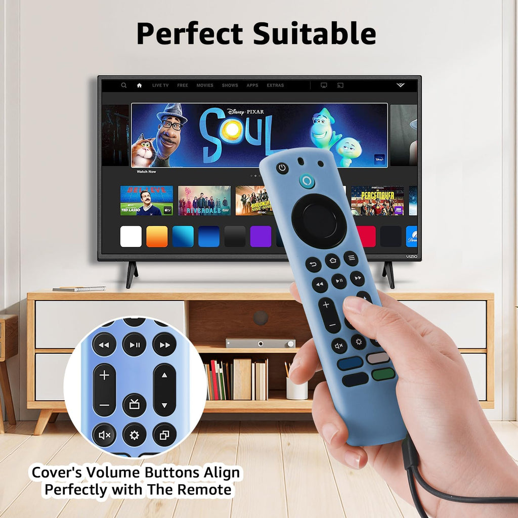 Silicone Remote Cover Glow in The Dark with Lanyard U37485