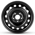 16 Inch Painted Black Car Wheel F482