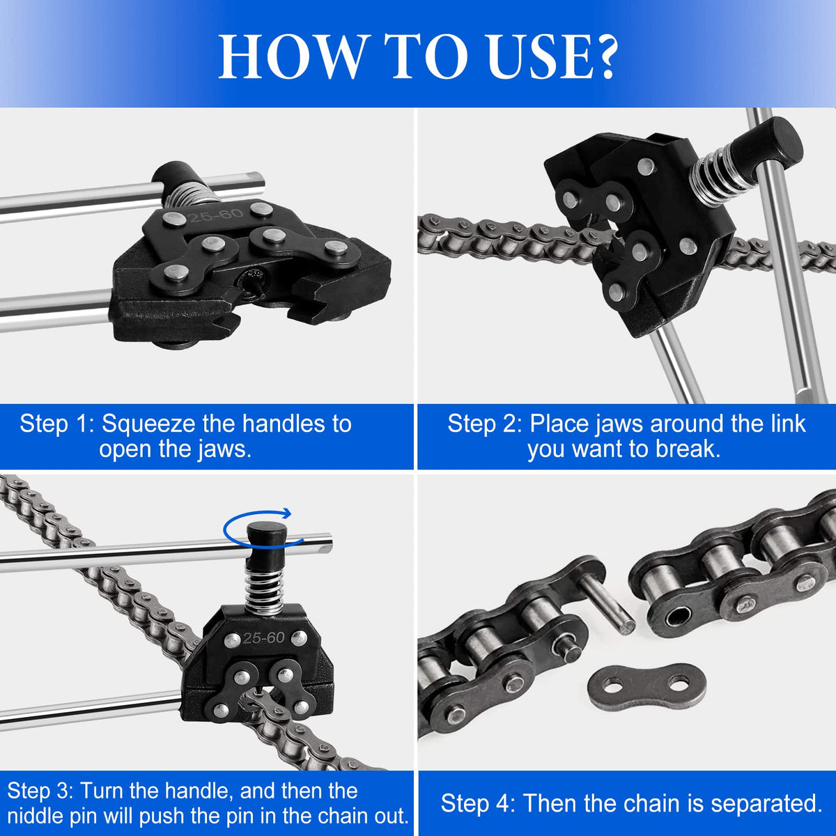 Chain Breaker Splitter Cutter with 1 Push Pin V208612