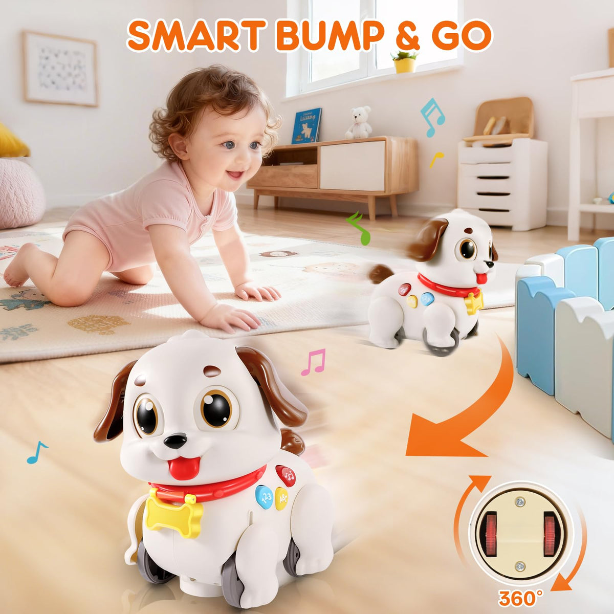 Musical Crawling Baby Toys E737