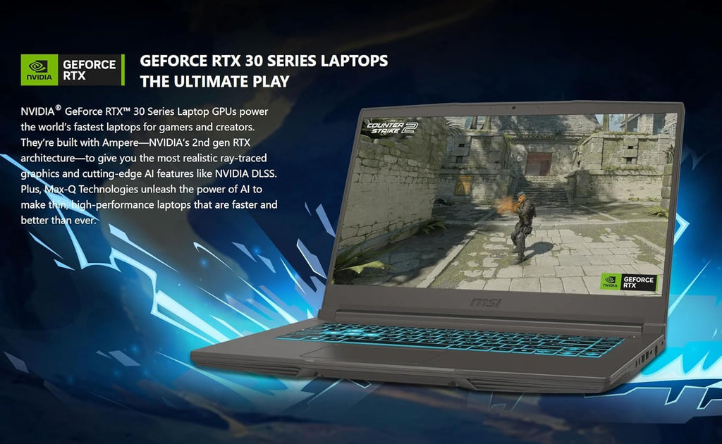 15.6" FHD Intel Core i5 Gaming Laptop RTX 3050 16GB RAM 1TB SSD Gray C37941