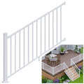 White Modular Stair Railing Kit S7643