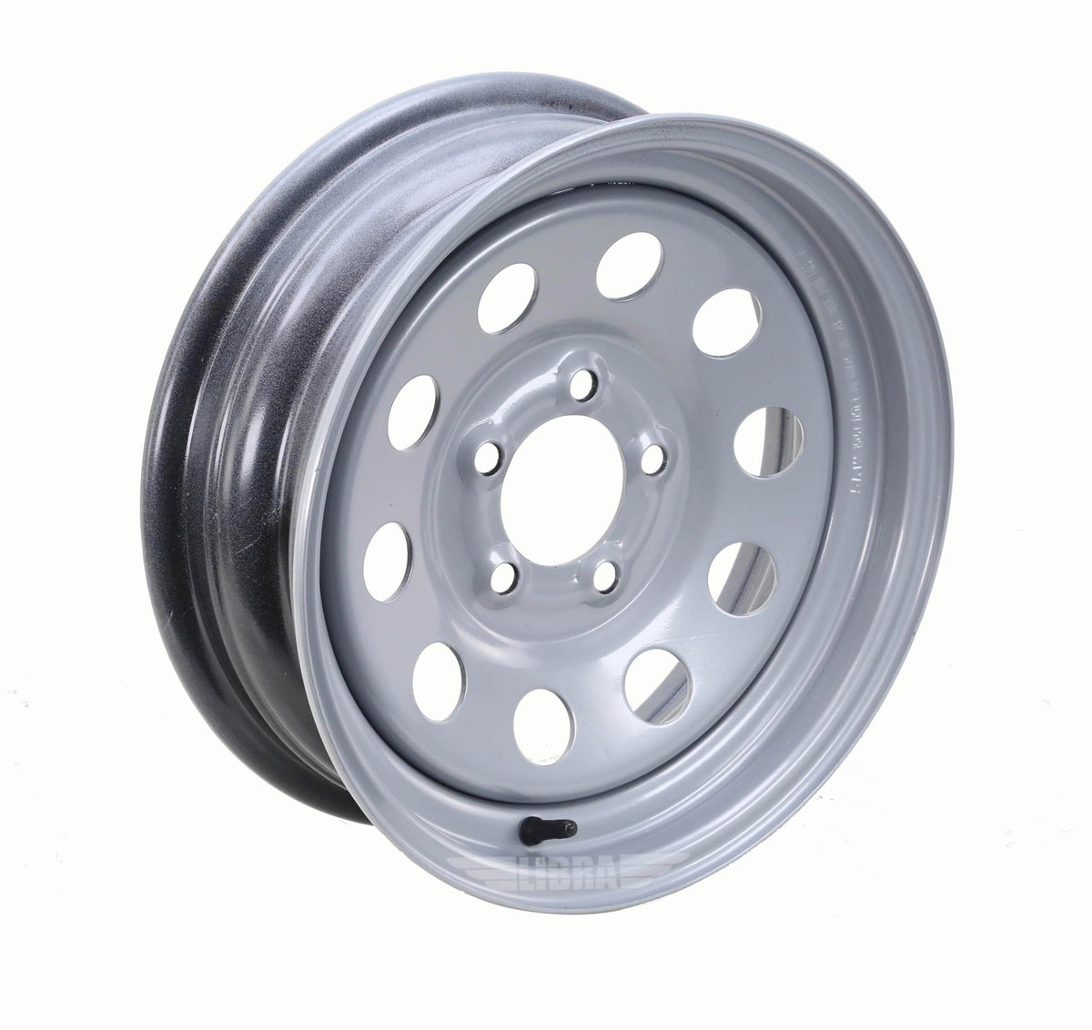 Trailer Tire Wheel ST205/75R15 8-Ply Silver Rim D694230