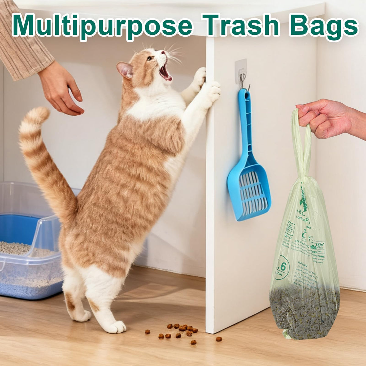 1.6 Gallon 100 Count Compostable Bags V621