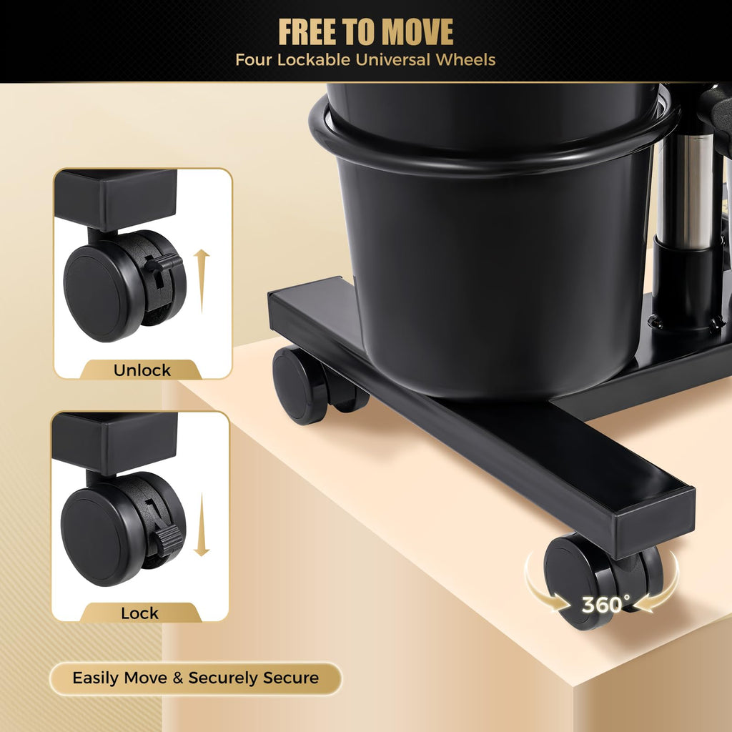 Portable Shampoo Bowl with Electric Pump Adjustable Height 2.64Gal K8535